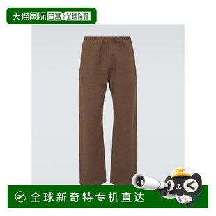 男士 004073 香港直邮AURALEE 棉混纺运动裤 brown棕色 舒适时尚