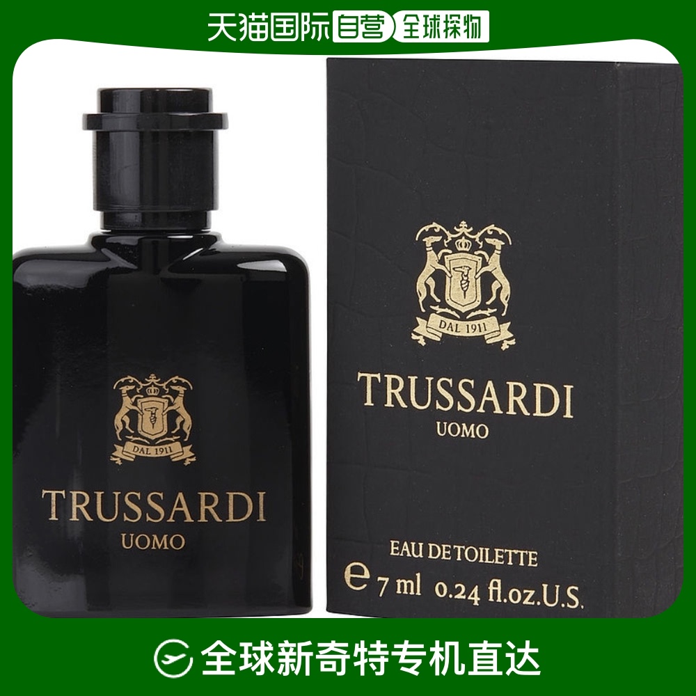 trussardi杜鲁萨迪风华男士淡香水edt萦绕细腻芬芳7ml
