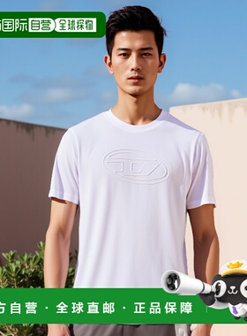 香港直邮DIESEL男士T恤TADJUSTBIGOVALA174020NJBM100新款短袖
