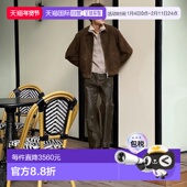 官方授权 FREAK 日本直邮1h可退 STORE 山羊皮绒面极简皮衣外套