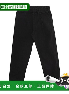 1h可退 香港直邮MOSCHINO 男童长裤 HUP080LPC1160100 AW2024 黑