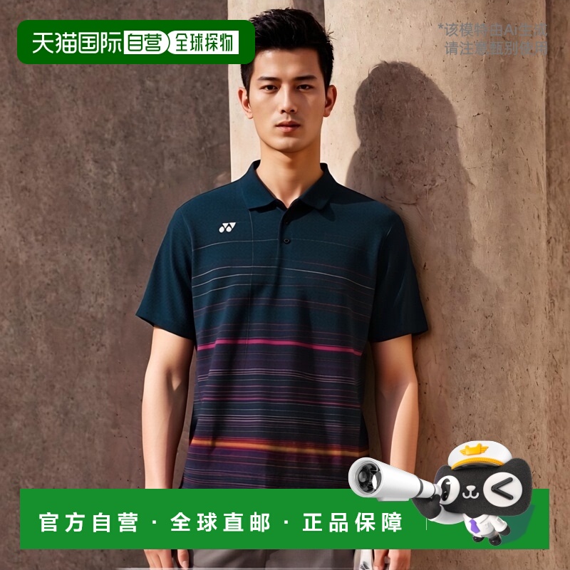 日本直邮Yonex 2019SS 男士游戏T恤 10282 运动服 休闲服装 适合