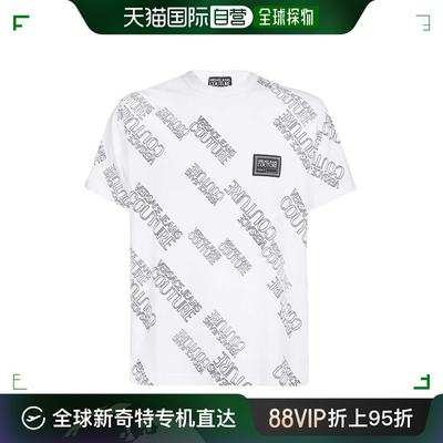 自营｜Versace男士T恤运动舒适短款宽松72GAH6R3-JS043-003范思哲