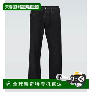 男士 普拉達(dá) 香港直郵Prada 舒適時(shí) 牛仔褲 black黑色 修身 1h可退