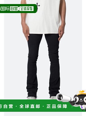 1h可退 【美国直邮】mnml X514 紧身叠层牛仔裤 - 黑色喇叭裤