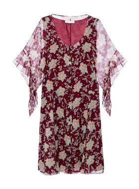 CHLOÉ 女士半身裙 C19ARO613479L0 AW2019 红色 花卉印花连衣裙