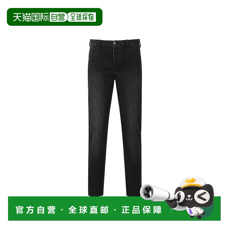香港直邮Emporio Armani 腰带环牛仔裤 8N1J111DHDZ直筒裤