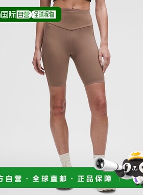 自营1h可退 欧洲直邮LULULEMON露露乐檬 Go Further 高腰跑步短裤