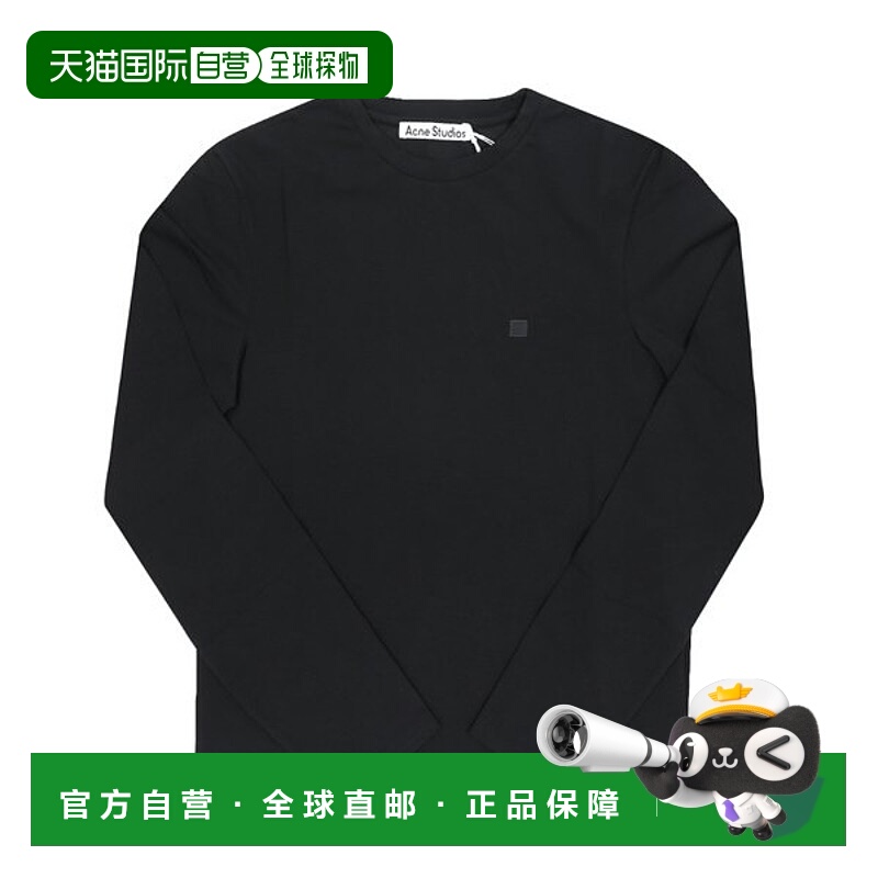 韩国直邮Acne Studios ARKNESTUDIO CL0311 黑色人脸徽标贴布公共