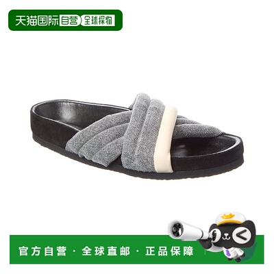 自营 Isabel Marant Holden 皮革凉鞋 - 黑色 美国奥莱直发
