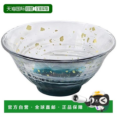 【日本直邮】阿德利亚Aderia津轻硝子 爽华 金彩玻璃酒杯75ml日本