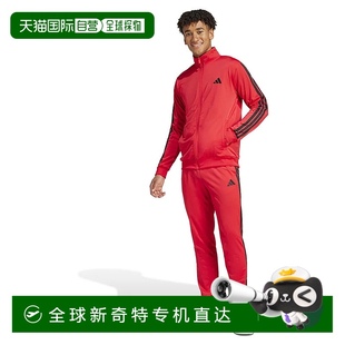 男士 香港直邮ADIDAS 三条纹经编针织面料运动套装 运动服装 基础款