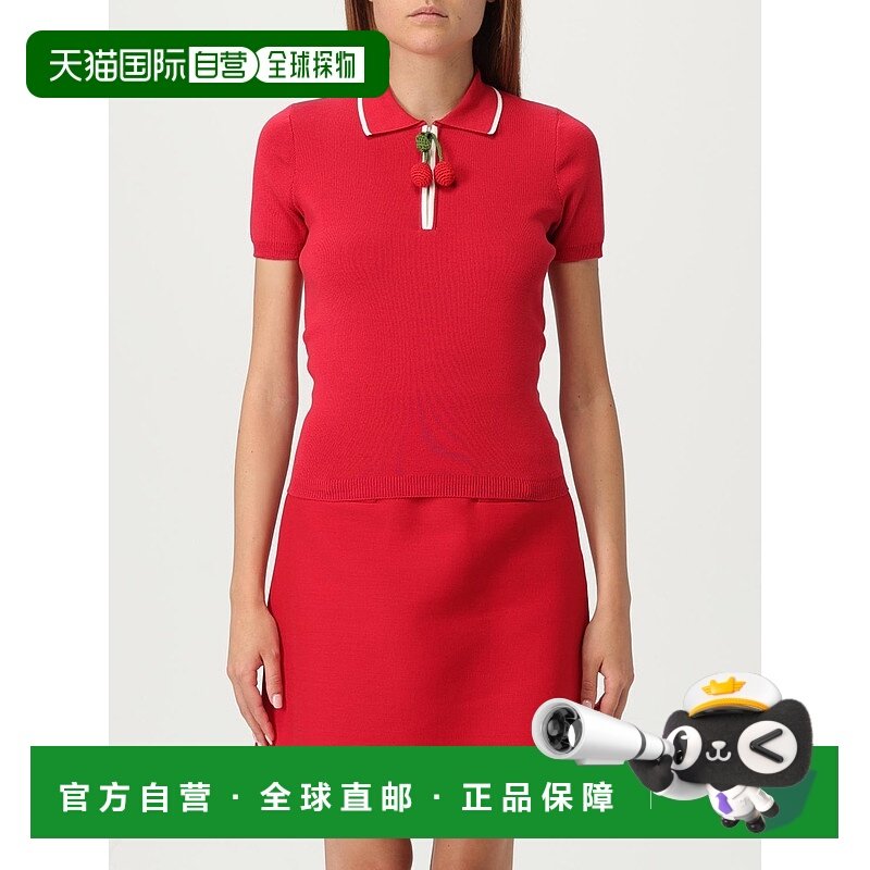 香港直邮VALENTINO 女士针织毛衣 7B3KC65F9EQBRT AW2025 红色