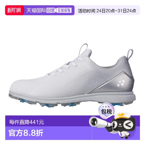 日本直邮YONEX 高尔夫鞋 动力缓冲 日蚀1 SHG-E01L-WH女款