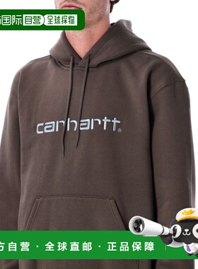 1h可退 香港直邮潮奢 CARHARTT WIP 男士 连帽刺绣徽标卫衣 I0305