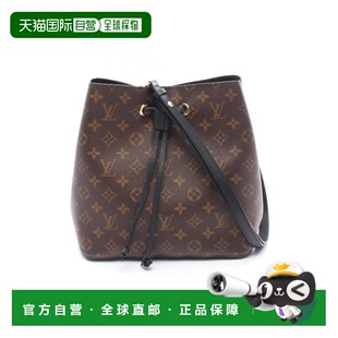 日本直邮中古LV路易威登女包A级95新neo noe水桶包涂层/防水帆布