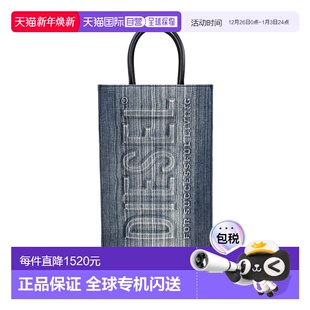 X10282P8081新款 香港直邮Diesel 做旧手提包 Dsl