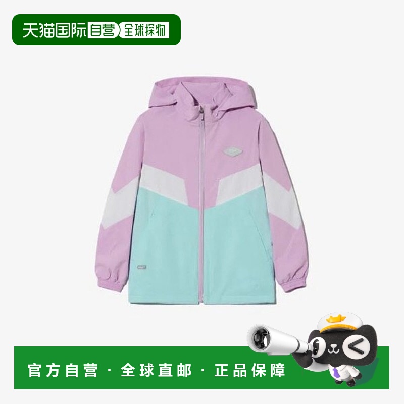 韩国直邮FILA Wheela 儿童风衣 TQJ FK2JKG3301X-BLM PF 弹力色块
