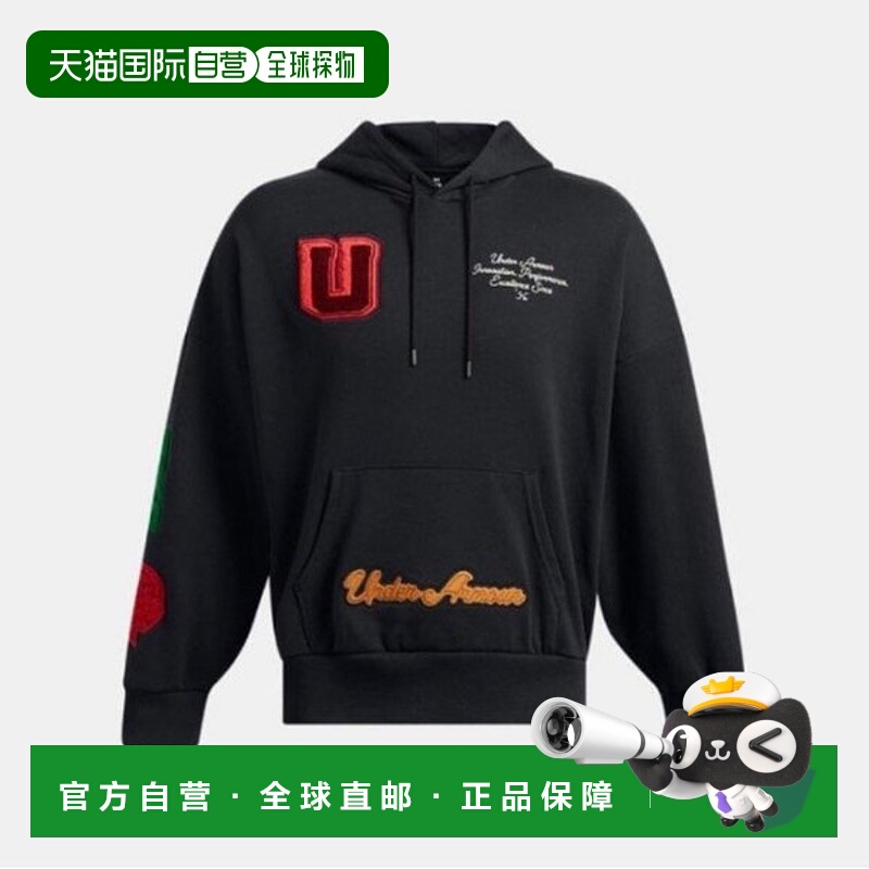 韩国直邮UNDER ARMOUR 후드티 GQT 1389262-001 남성 UA Icon Heavywei