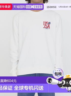 香港直邮AUTRY 男士 印花棉质卫衣 SWIM2321 white白色 舒适时尚