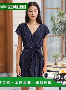 自营 belle & bloom我是明星裹身裙-浅蓝色 美国奥莱直发连衣裙