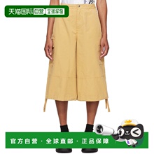 1h可退 香港直邮潮奢 YMC 女士 黄色 Venice 长裤 Q4WAO beige米