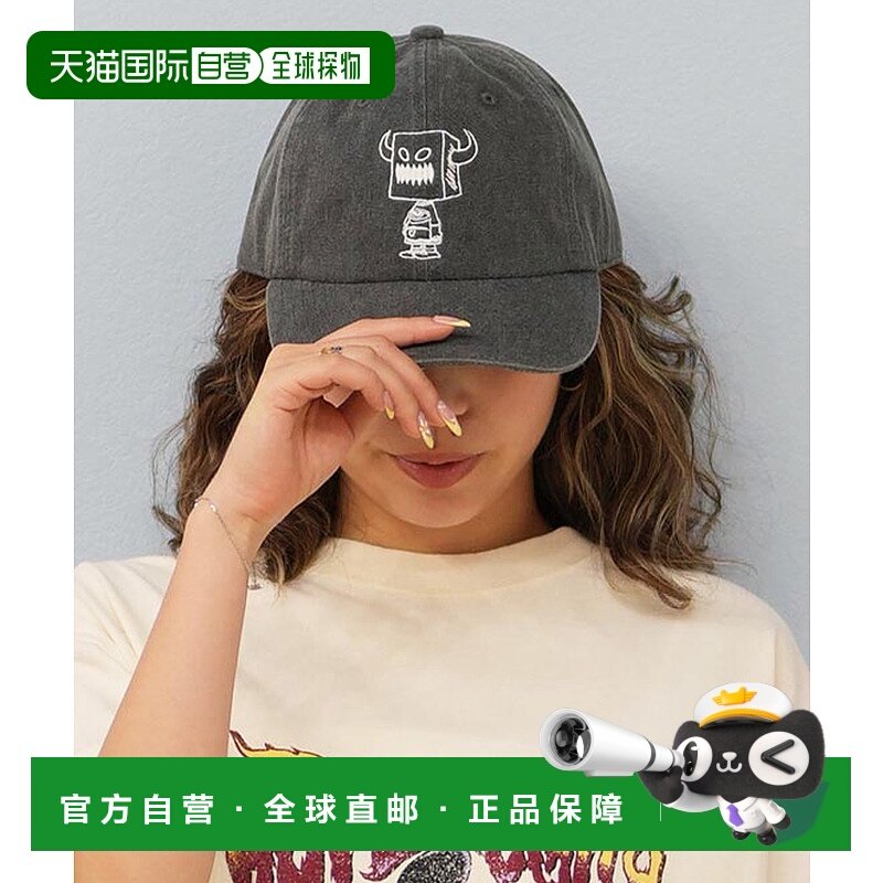 1h可退 日本直邮TOY MACHINE 男女同款 棉质洗旧棒球帽 252045005