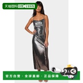 Women Dress Sequin 自营Bebe Slip Ombre Maxi goldsilver