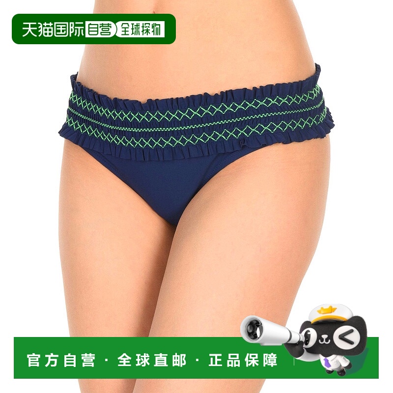 1h可退 香港直邮Tory Burch 托里 伯奇 女士 比基尼 blue蓝色 舒