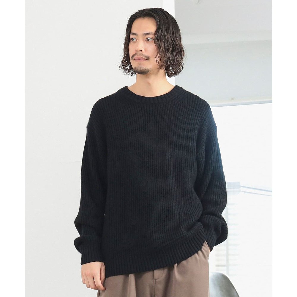 B:MING by BEAMS 男士片畦编织高领针织衫 92150333286