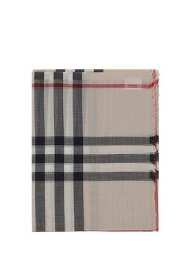 BURBERRY 女士围巾 8078782A5129 CO 灰色 SCIARPE & FOULARD