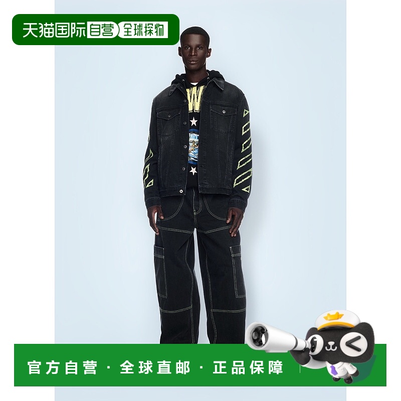 1h可退 香港直邮潮奢 OFF-WHITE C O VIRGIL ABLOH 男士 黑色 Irr
