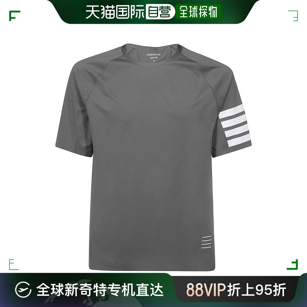 香港直邮奢选THOM BROWNE 灰色男士T恤 MJA008Y-06770-035 男装 T恤 原图主图