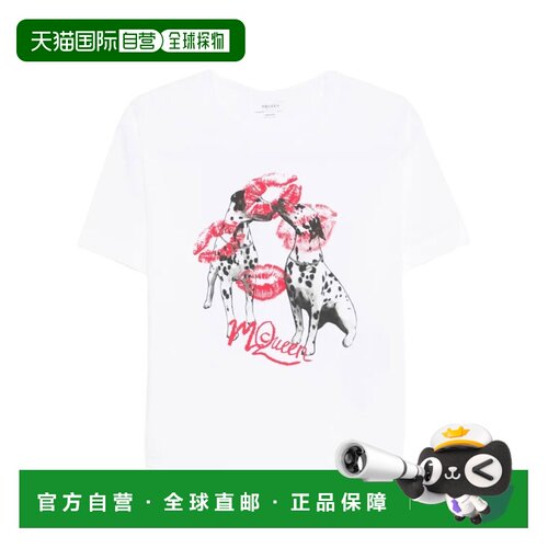 1h可退 香港直邮ALEXANDER MCQUEEN 女士 短袖T恤 26SS