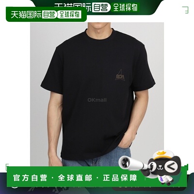 韩国直邮ROA 短袖图案 (RBMW086FA63-BLK0001) 短袖/无袖