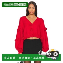 1h可退 香港直邮潮奢 For Love & Lemons 女士 Scarlett 针织开衫