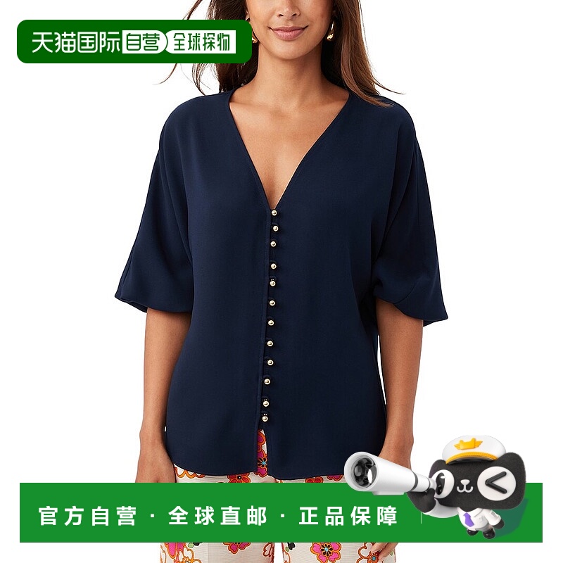 自营 Trina Turk Sail Top - Blue 女装上衣美国直发奥莱