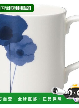 【日本直邮】Narumi鸣海 马克杯咖啡杯 春田 蓝色 330cc 微波炉适