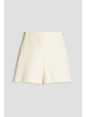 Maje 女士 系带棉混纺短裤 MFPSH00499 white白色 舒适时尚