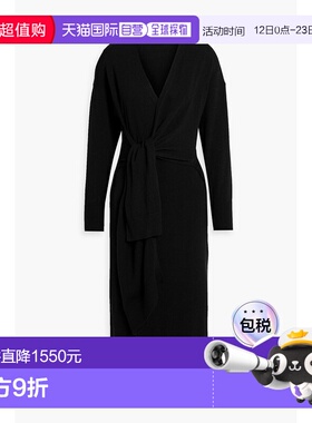 1h可退 香港直邮Simkhai 女士 Skyla 裹式针织中长连衣裙 SI1003K