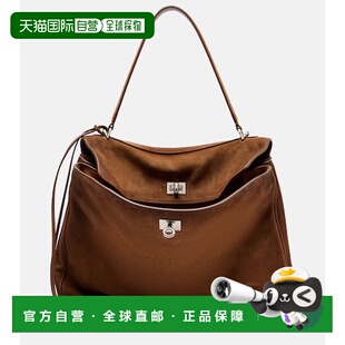 1h可退 香港直邮Balenciaga 巴黎世家 女士 Rodeo 中号绒面革手提