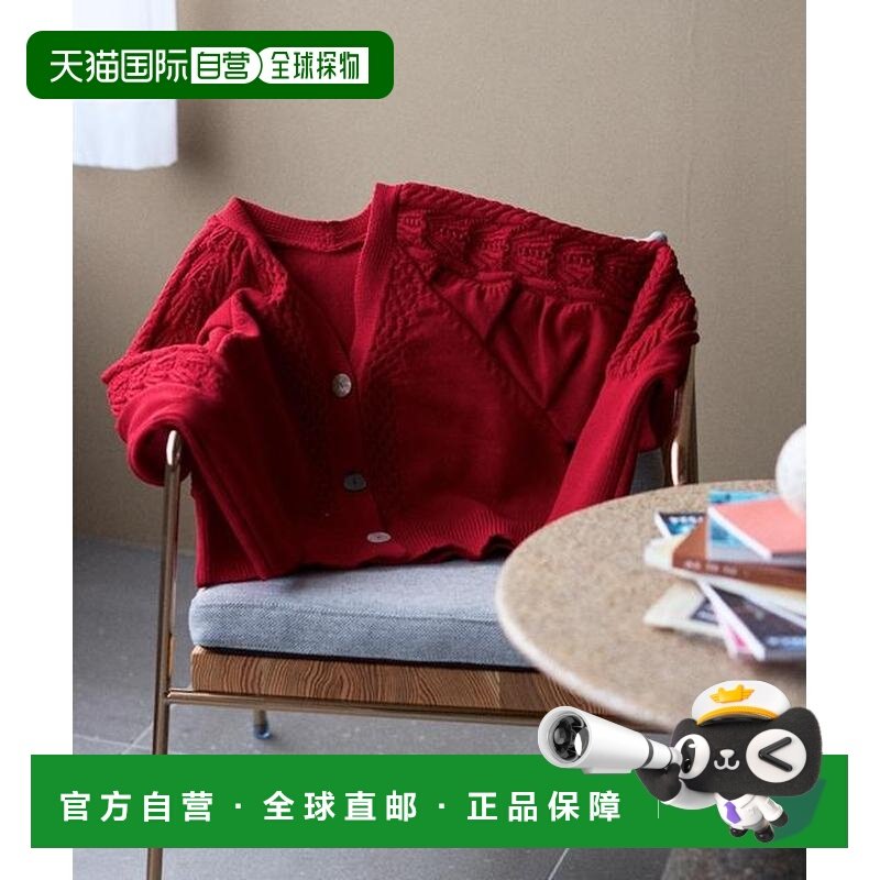 1h可退 日本直邮官方授权 Firsthand 多样纽扣设计 蓬袖 麻花针织