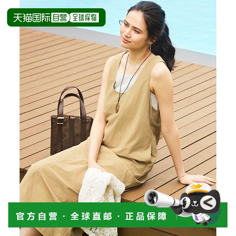 日本直邮SLOW 尼龙塔斯兰无袖连衣裙 防晒防水接触冷感 [234613EW