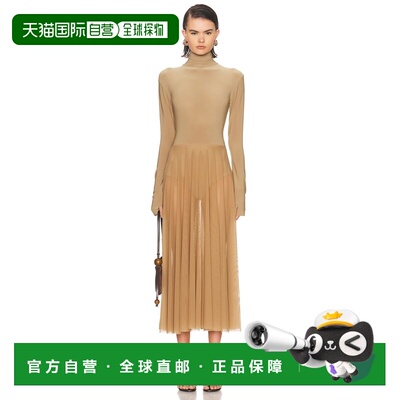 1h可退 香港直邮NORMA KAMALI 诺玛 卡玛丽 女士 Midcalf 长袖高