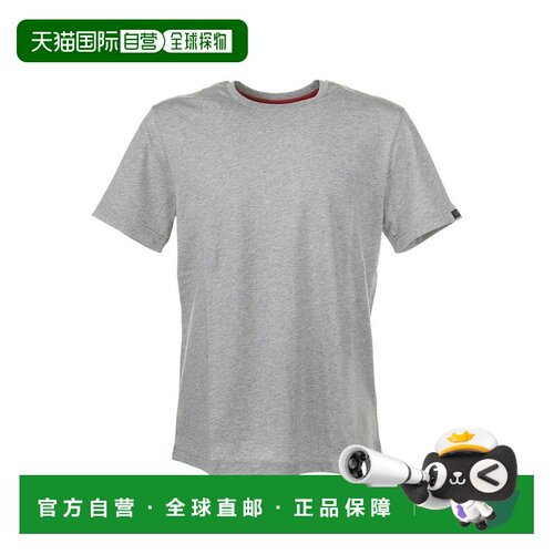 欧洲直邮FAY 男士T恤 NPMB3481330UCXB203 SS2024 灰色 Grey t-sh
