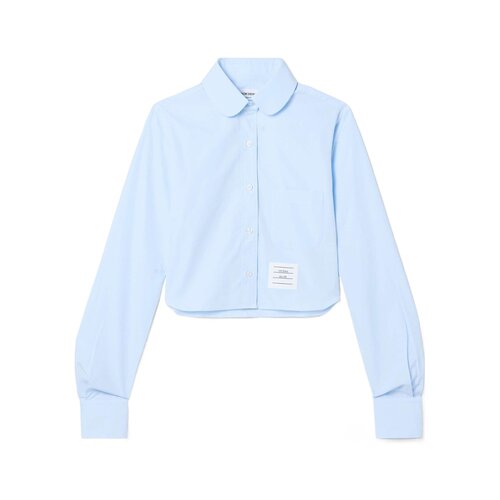 THOM BROWNE 女士衬衫 FLL164A03113480 AW2024 蓝色长袖