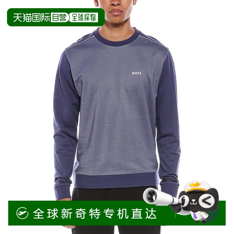 1h可退 【美国直邮】hugo boss 男士 帽衫运动夹克衫卫衣