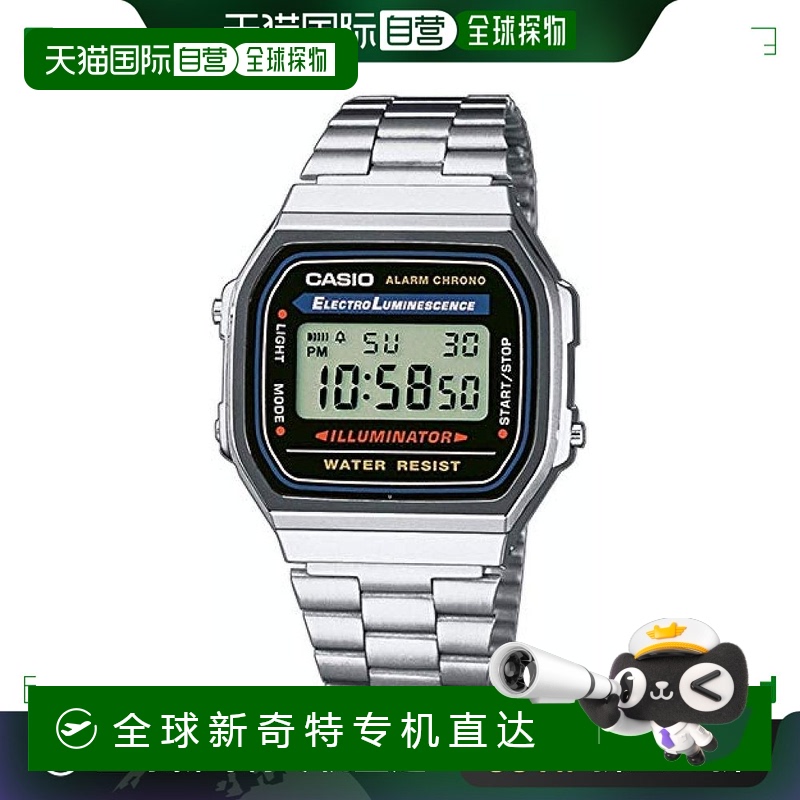 【日本直邮】CASIO卡西欧手表标准A168WA-1男士防水