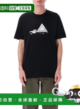香港直邮HUF 男士T恤 TS02409BLACK SS2025 黑色