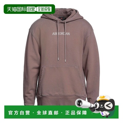 1h可退 香港直邮潮奢 Air Jordan 乔丹 男士 连帽卫衣 brown棕色